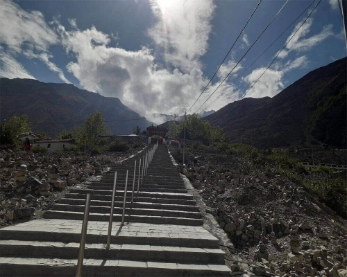 Steps Of Muktinath Temple