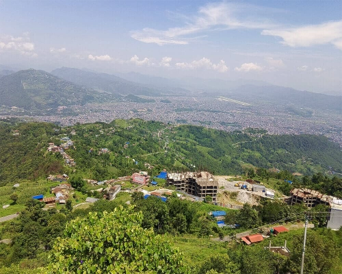 View From Tallest Shiva Temple