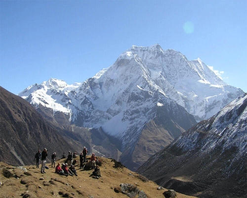 View Of Manaslu Trek