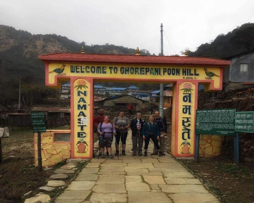 Welcome Gate Of Ghorepani Trek