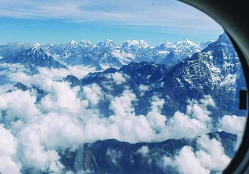 Mountain Flight in Nepal